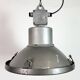 Industrial Grey Hammer Paint Pendant Lamp from Elektrosvit, 1960s