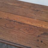 Rustic oak farmhouse table 19th -1m59