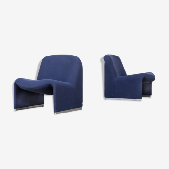 Pair of 'alky' armchairs by Giancarlo Piretti for Castelli & Artifort 1960