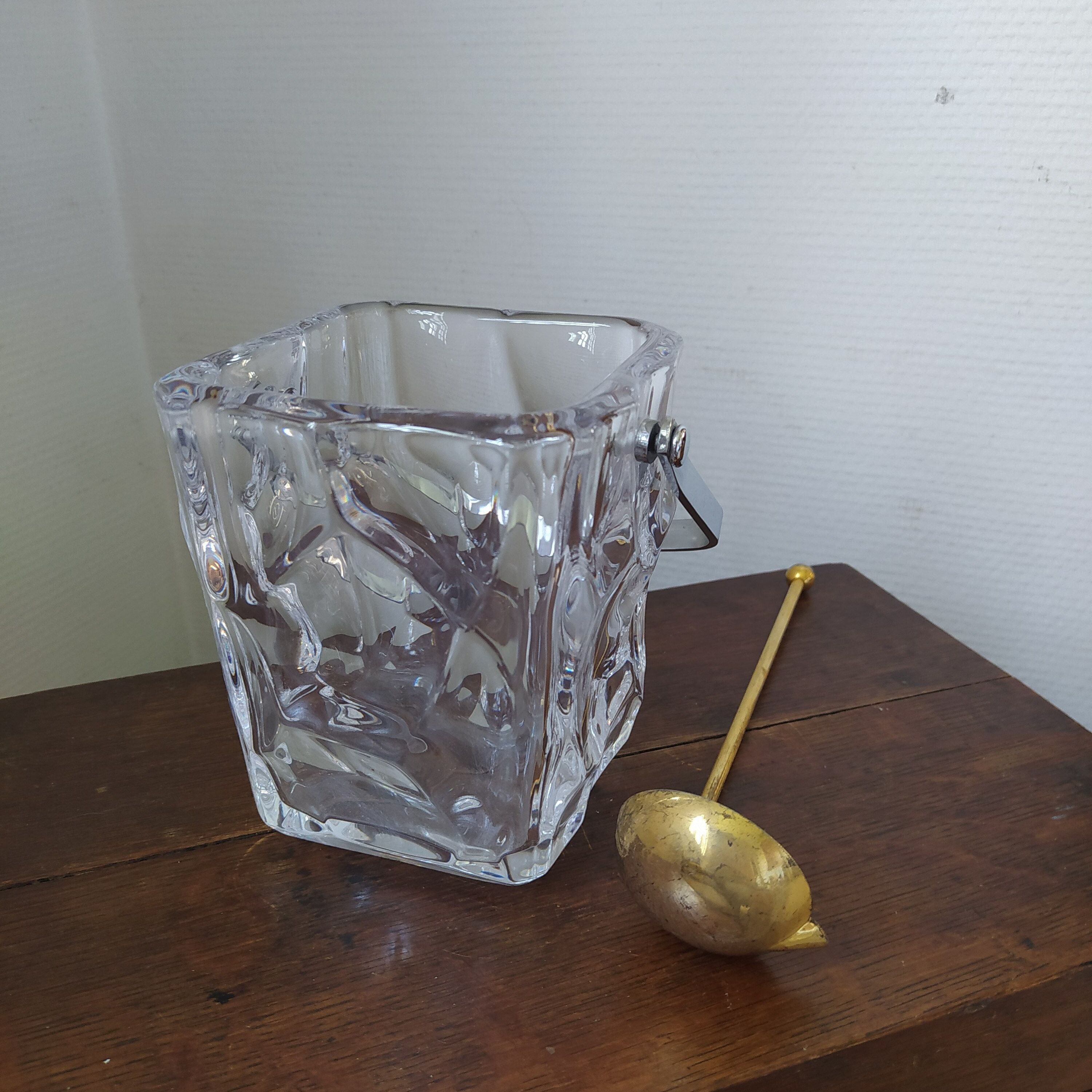 Sèvres crystal ice bucket year 1970