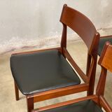 6 Scandinavian Scandinavian Scantic Mobelvaerk chairs