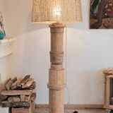 Vintage pulley floor lamp revisited