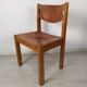 Chaises en cuir maison Regain
