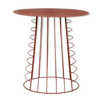 Cooked red side table
