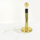 Brass table lamp, Rogo Leuchten, Germany, 1980s
