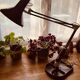 Vintage desk lamp in cast iron and metal