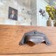 Vintage farmhouse table with spindle legs.