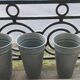 Pot en zinc de fleuriste