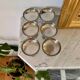 Lot de 6 coupes en inox