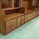 English library in 3 modules from the 1980s in teak