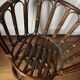 Vintage rattan and wicker swivel chair
