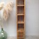 Vintage rattan shelf bookcase