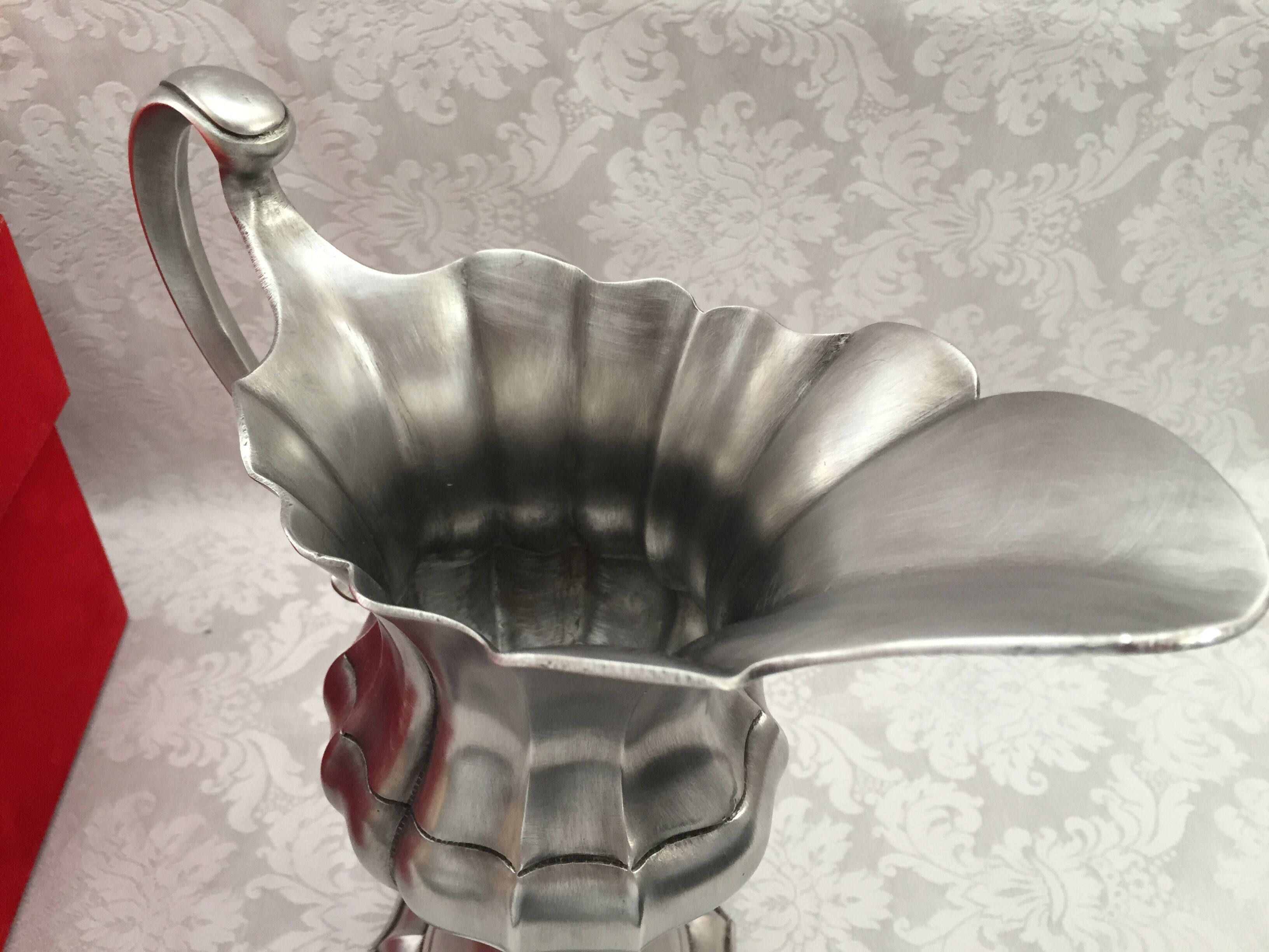 FORMER POURER NEEDLE PICHE PITCHER MADE IN ITALY TIN VERITABLE ART