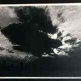 Rosine nusimovici, untitled (cloud iii), c 1980. black and white silver print