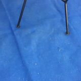 Paire de fauteuils vintage corbeille