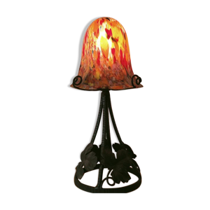 lampe en fer forgé 1940