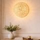 50 cm Murano glass and brass wall light - Egon Hillebrand. Germany 1970.