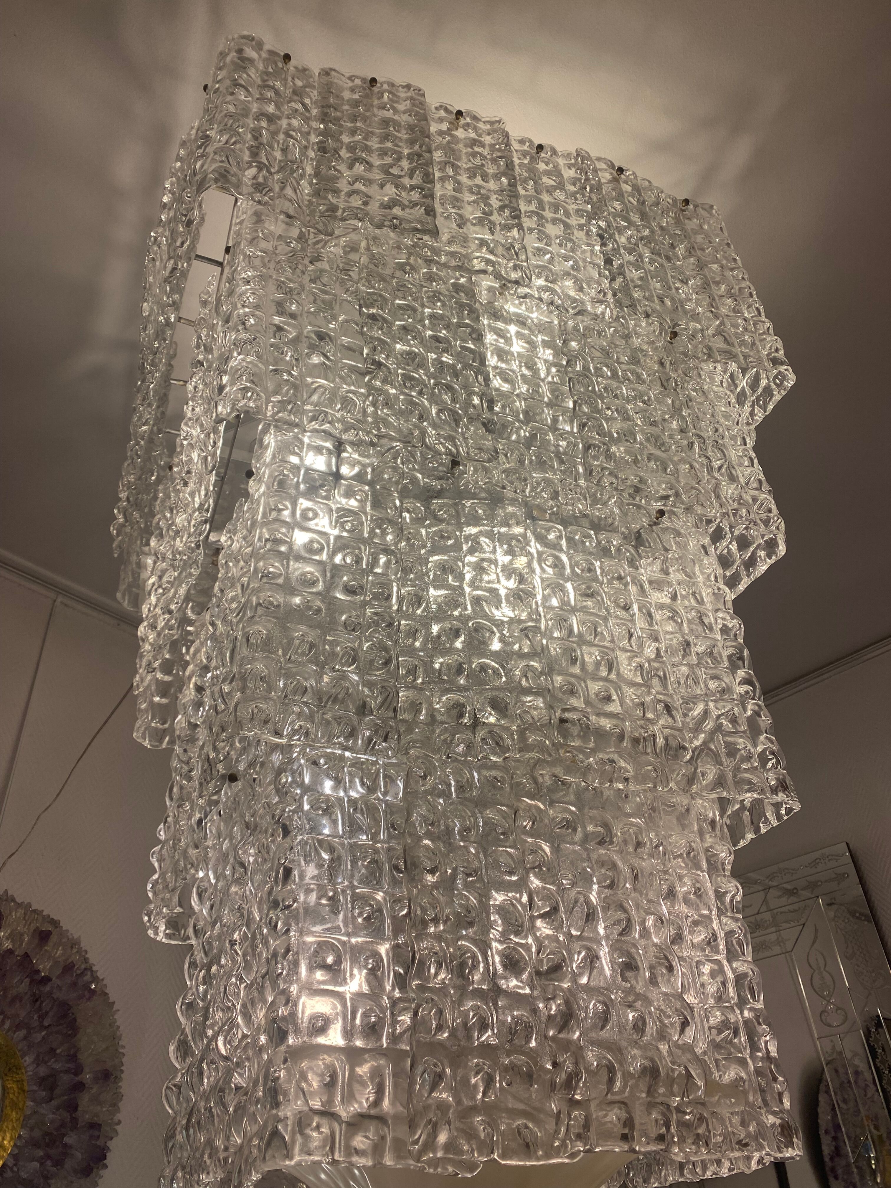 Murano glass chandelier  1970