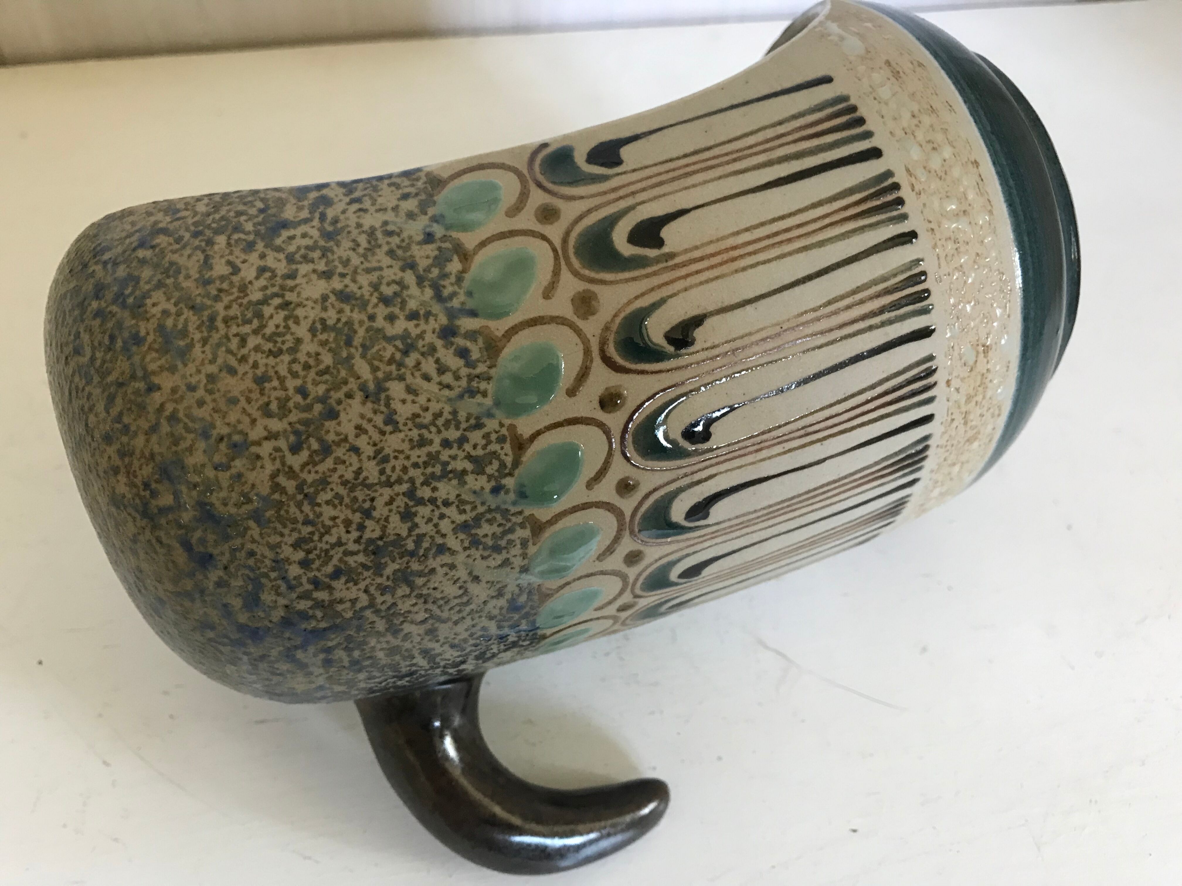 Vintage ceramic candlestick