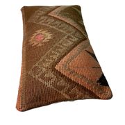 Housse de coussin vintage turque faite à la main, 30 x 50 cm