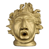 Head plaster gold paint