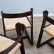 6 chaises de salle à manger Mario Sabot, Italie années 1970