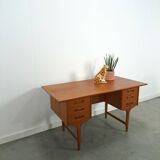 Deens design teak bureau Gunnar Nielsen Tibergaard