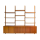 Modular wall storage system by Poul Cadovius for Cado, 1960s