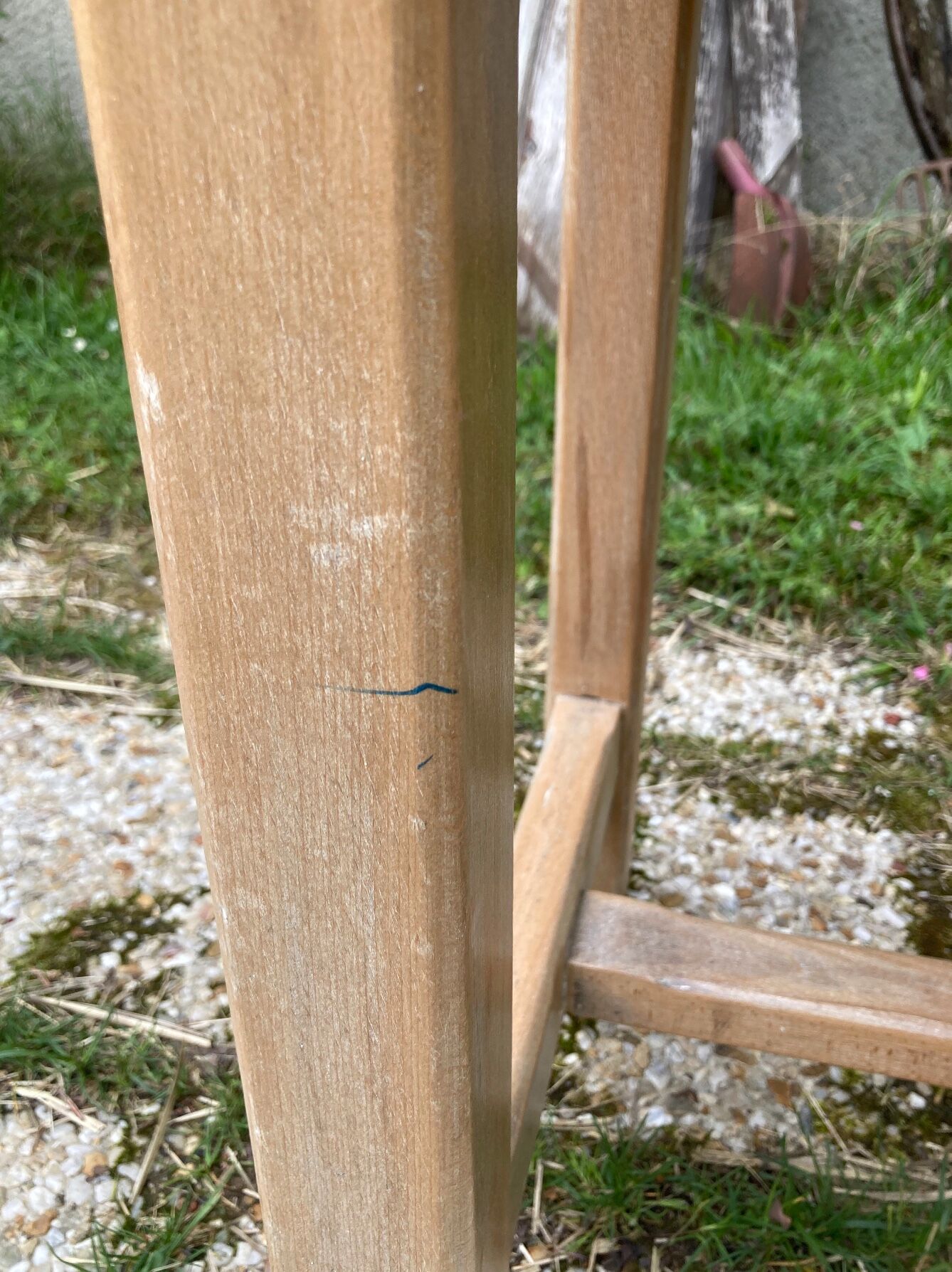 Antique solid wood desk