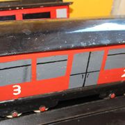 Old big train in metal decorative toy