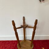 Vintage wooden tripod stool