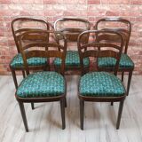 Renovated art deco dining chairs. Set of 5 pcs