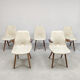 Chaises de salle à manger au design hollandais du milieu du siècle