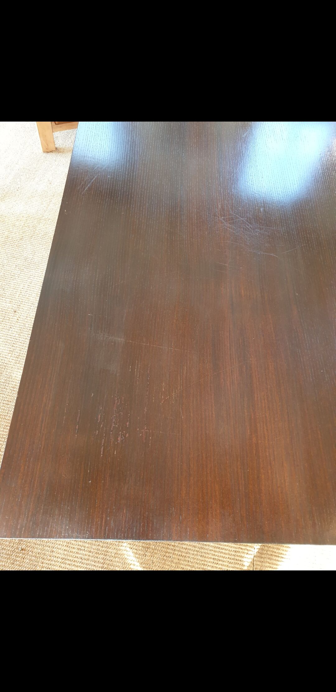Table basse relevable vintage