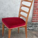 Series of 4 art deco chairs