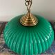 Green opaline chandelier