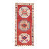 3x7 short vintage oushak runner rug