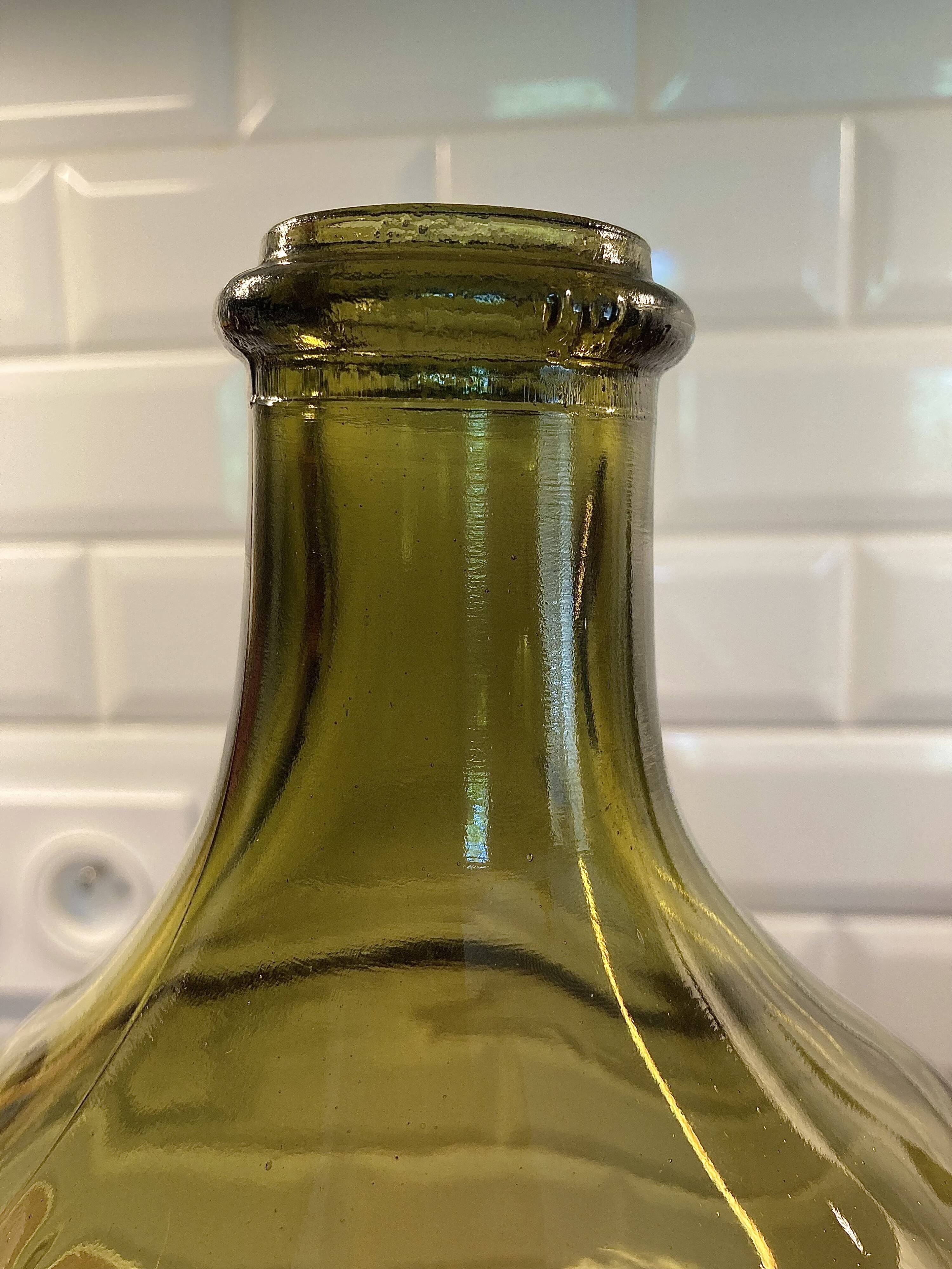 10L demijohn in a pretty olive green