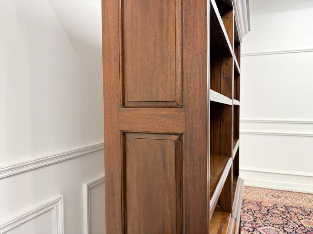 Classic English Semi Open Bookcase
