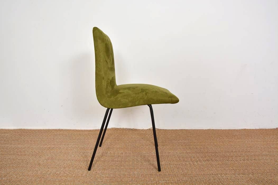 Set of 6 Paulin chairs model CM 145 produced by Meubles TV in 1954