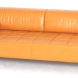 Quadra 3-seater leather sofa Poltrona Frau