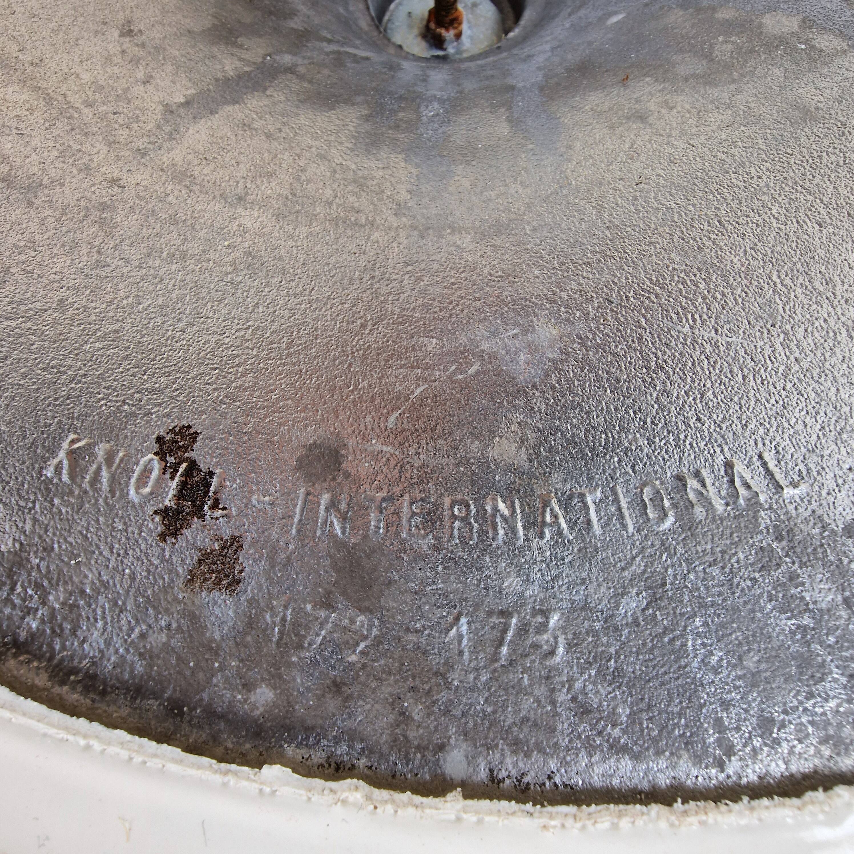 Table de Salle à Manger Knoll en Marbre avec 5 chaises par Eero Saarinen, 1960s