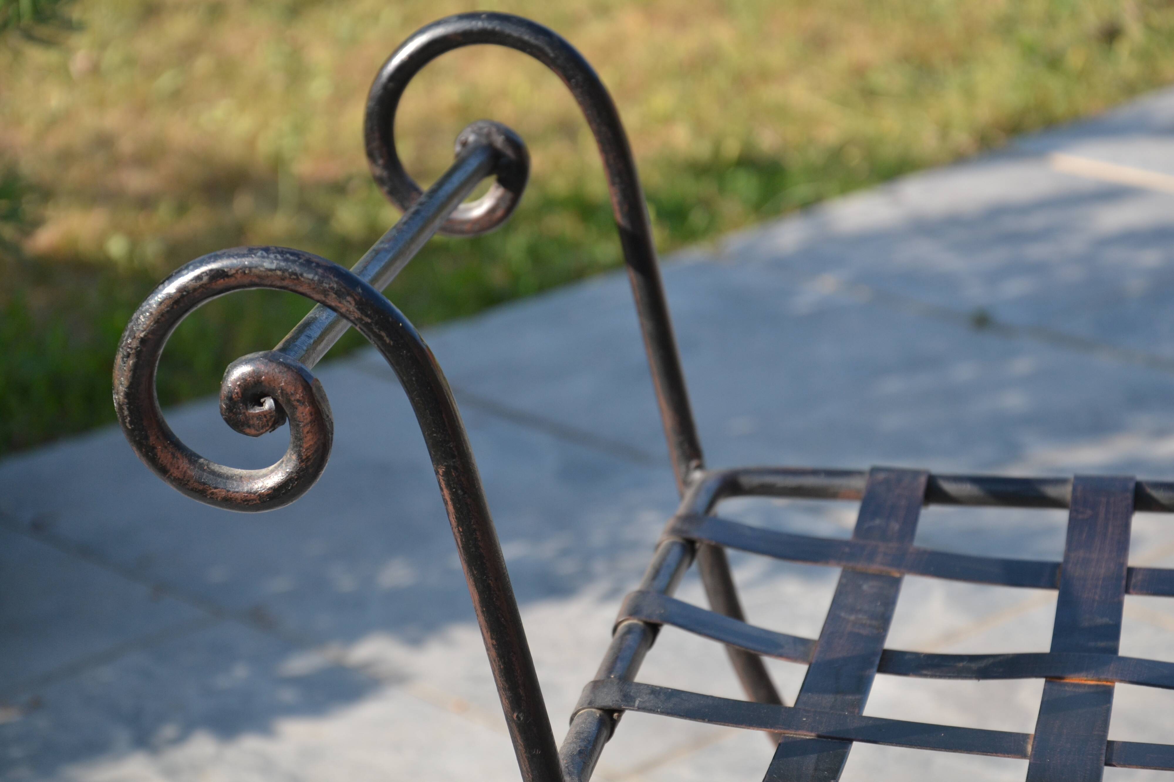 Stool/Seat "Curule" Neo-Classical Empire style