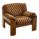 Sapporo chair by Mario Marenco for Mobil Girgi striped
