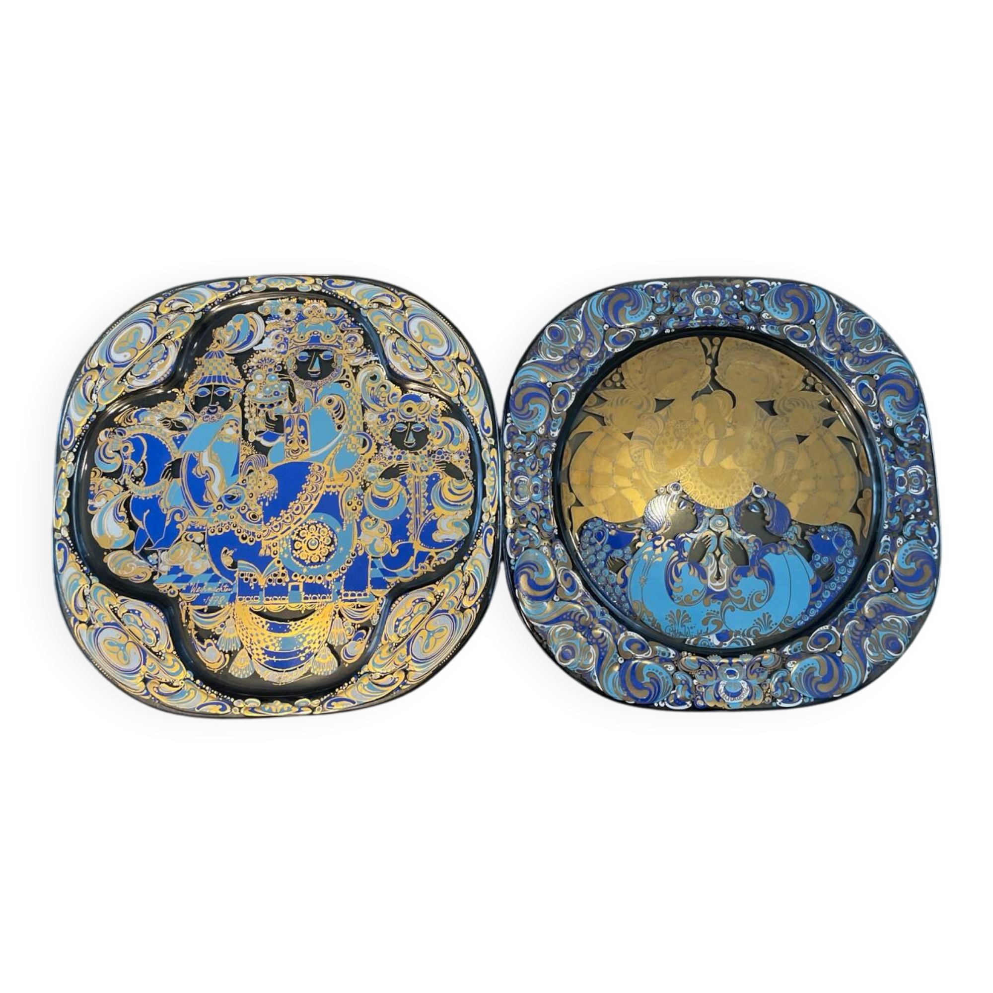 Pair of wall plates Rosenthal Studio Linie – Björn Wiinblad
