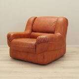 Orange armchair, Italian design, 1970s, manufacturer: Mimo Padova