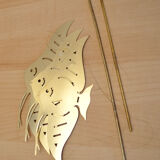 1962 Danish golden metal mobile