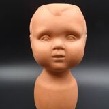 Vase in the shape of a baby's head - poupon