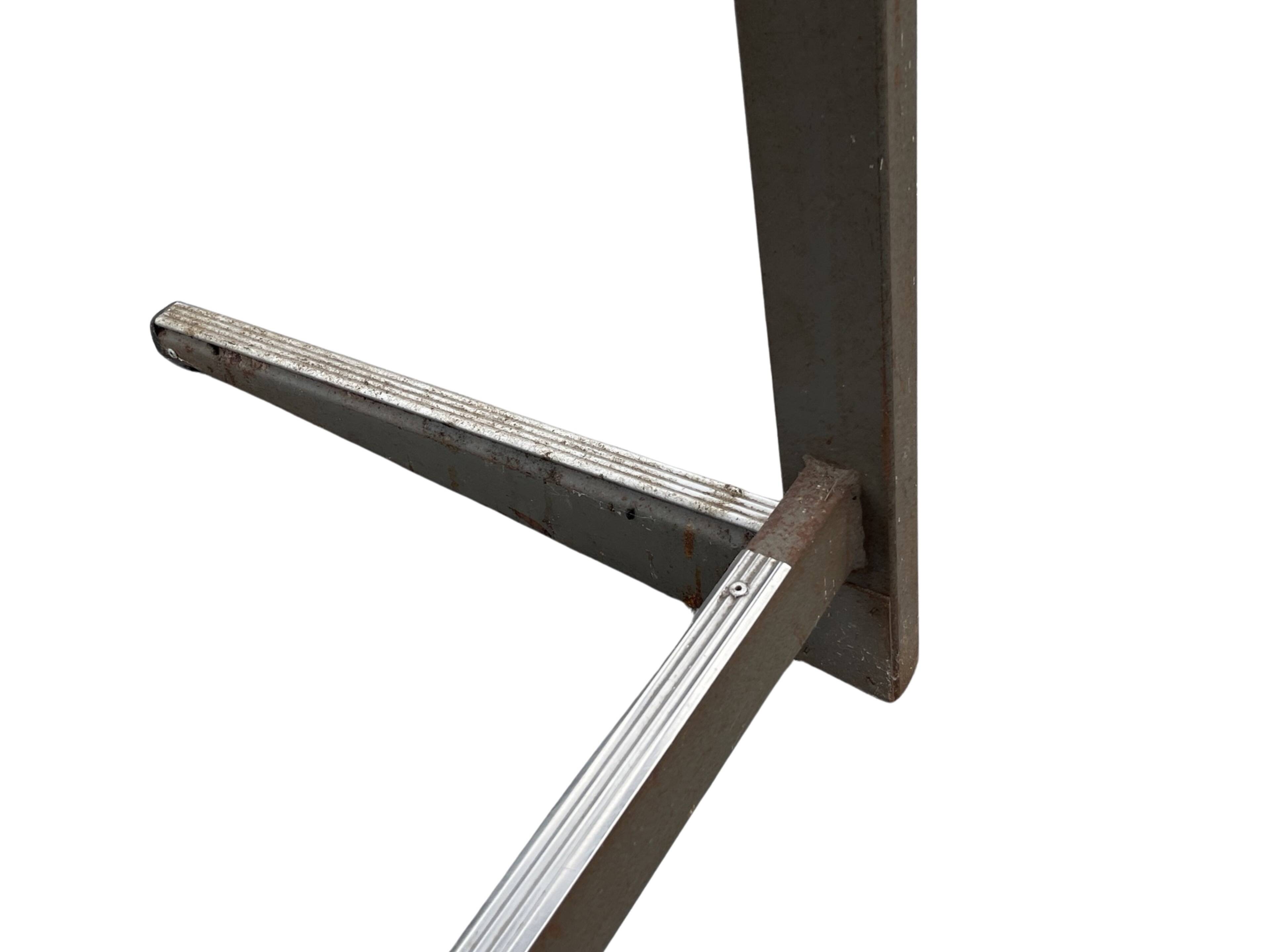 XXL industrial desk, minimalist design from the 50s