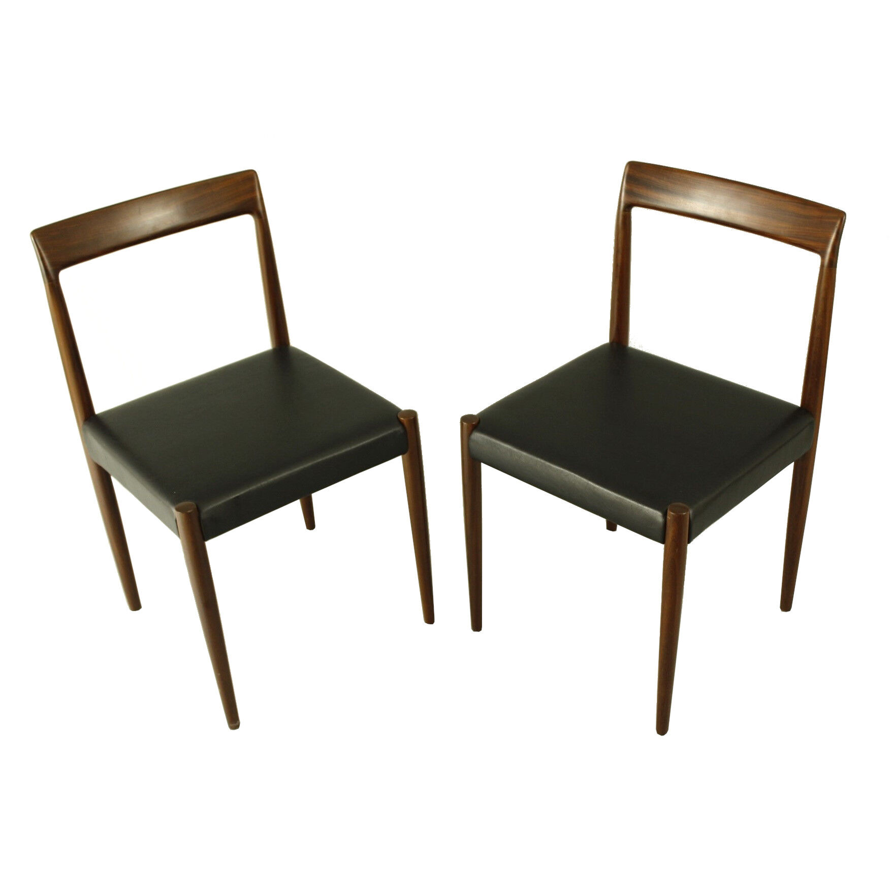 Pair of Teak Dining Chairs by Lübke, 1960s